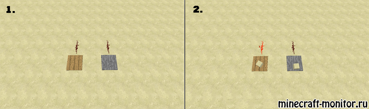 Работа нажимных плит